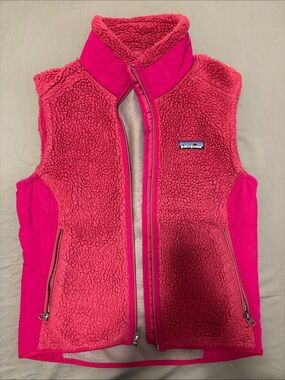 Patagonia Pink Fleece Vest